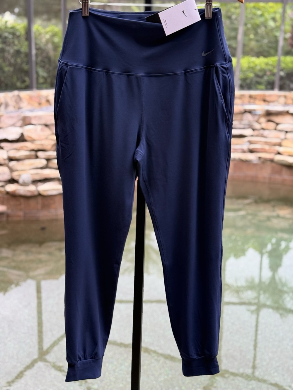 Nike Zenvy Dri-FIT InfinaSoft High Rise Jogger Pants Navy Blue FV7924-410 Size L